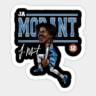 ja morant cartoon Sticker